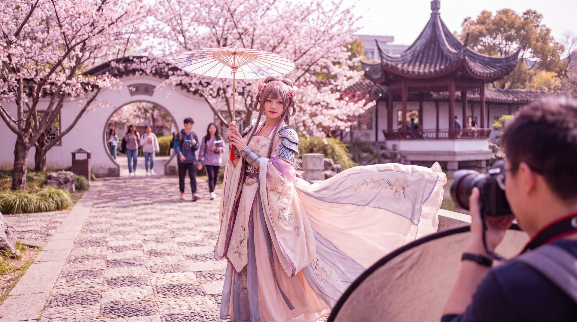 高清3D动漫传媒：古风校园写真拍摄